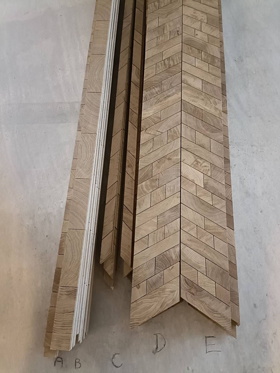 Réalisation d'une pose d'un parquet 